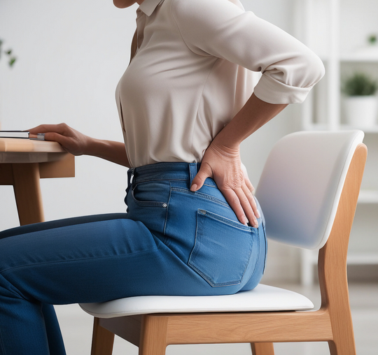 Stress lombare schiena donna Male alla zona lombare stress significato